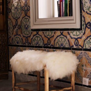 Taburete Decorativo De Oveja Lana - Image 8